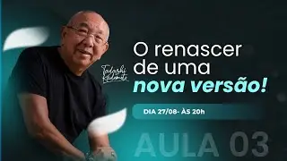 [AULA 3]  VIVER EXTRAORDINARIAMENTE | 27/08 as 20h | TADASHI KADOMOTO!