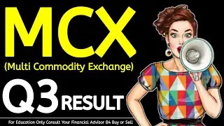 MCX LTD Q3 RESULT #mcxshare #cdslsharelatestnews #bsesharelatestnews #hdfcbank #icicibank