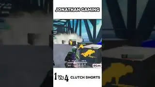 Jonathan 1v4 in Competitive Tournament | Jonathan 0 Damage Clutch 1v4 | #Shorts