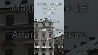 Cutremur &icirc;n Vrancea. Totul e &bdquo;sub control&rdquo;