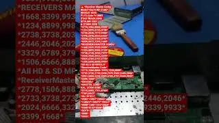 China Receiver Master Codes RESET