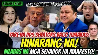 KAKAPASOK LANG HETO NA W4RRANT OF ARR3ST SA DDS SENATORS BAGO TUMAKAS? CASTRO BINIRA DU30 ZALDY CO