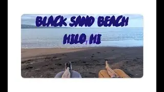 90 Seconds of Bliss: Hilo Bayfront Black Sand Beach Escape in fabulous 360&ordm; 🌐VR😎!
