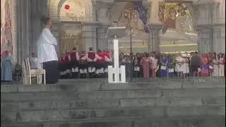 Il Coro di Usini intona l’Ave Maria in sardo nella grotta di Lourdes