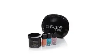 Chrome Girl Just Peachy Polish/Treatment Set