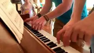 Heart and Soul Piano Duet With a Shocking Twist