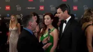 Tuc Watkins and Melissa Archer at the 40th annual Daytime Emmy Awards