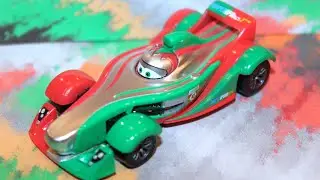 Mattel Disney Cars Silver Racer Rip Clutchgoneski (World Grand Prix) Cancelled Prototype