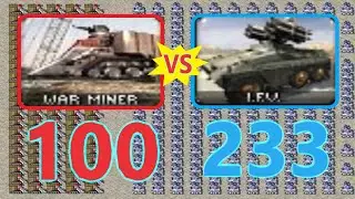 War Miner vs IFV - Same Cost - Red Alert 2