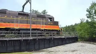 North Creek, NY Turntable in Action