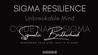SIGMA RESILIENCE &mdash; The Unbreakable Mind | Hypnosis for Mental Strength & Discipline