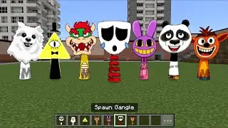 Sprunki OC Gangle from Digital Circus Added to Minecraft PE