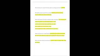 Prophecy  Core Mandatory Part II  Nursing  with Complete Solutions