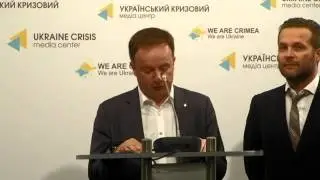 The launch of the English program &ldquo;UA Tea Time&ldquo;. Ukraine Crisis Media Center, 10-07-2015