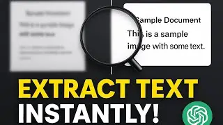 How to Extract Text from Any Image in Seconds (Free & Easy Chatgpt and Online website Method!)