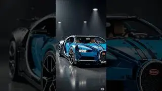 LEGO Bugatti Chiron: A Masterpiece | Brought the Cinematic LEGO Experience to life with Al! 🤩 #LEGO
