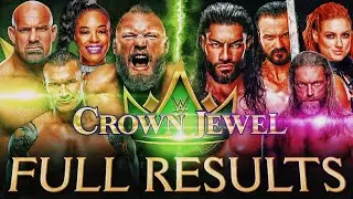 WWE Crown Jewel 2021 Full Results