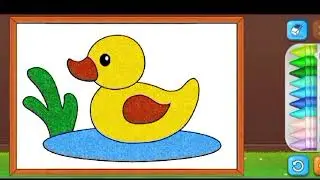 duck colour drawing /duck drawing colour easy #drawing #youtube @ArtColoring910