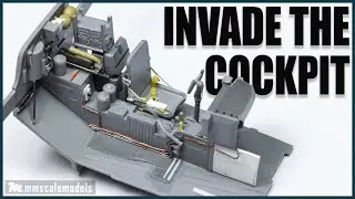 Давайте подробно рассмотрим черт из кабины - Douglas B-26B-50 Invader - ICM - 1/48