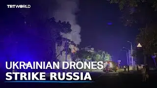 Ukrainian drones strike Moscow skyscraper early Tuesday morning