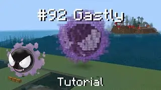 Как построить статую покемона Гастли в Minecraft (руководство)