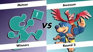 Smash the Cave REMIX #10 - Winners Round 2: Meteor (Mr. Game & Watch) vs Awesum (Banjo-Kazooie)