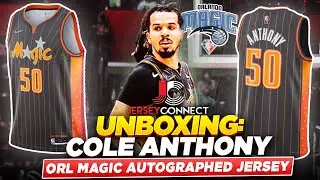 UNBOXING: Autographed Cole Anthony Orlando Magic Nike City Edition Jersey | Fanatics Authenticated |