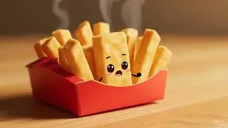 ASMR French Fries That Can&rsquo;t Stay Still 🍟😌 #shorts