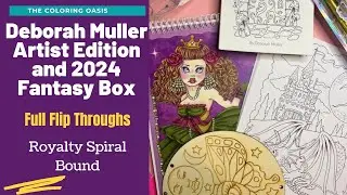 Deborah Muller Artist Edition Royalty Book and Spring 2024 Fantasy Box | See What's Inside Full Flip