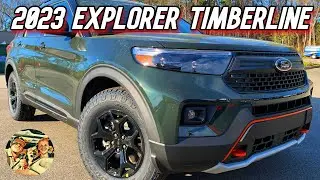 NEW 2023 FORD EXPLORER TIMBERLINE 4WD: Offroad Capable SUV- Walkaround, Startup & Interior 800A