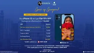 Gurgaon, Aptronix is back to provide you with an unmatched Apple Experience!