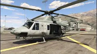 Bell UH-1Y Venom Updated Mod Test flight GTA 5