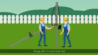BEACON POLE Animated Self-Supporting Tilt-Over Tower Installation Video