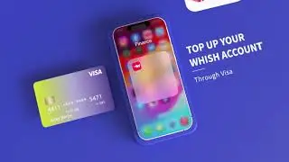 Top up your Whish account directly from any Visa card.