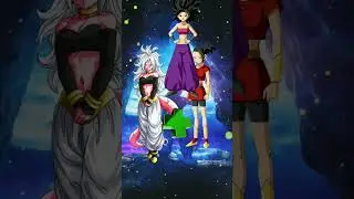 kale and Android 21 and califla fusion caleroid 21 #dragonballsuper #dragonballz