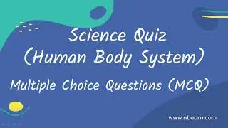 Science Quiz on Human Body System