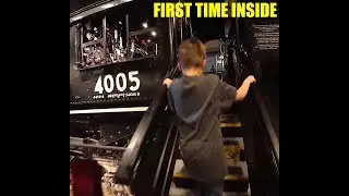 We Took Tiny Trains to a Real Steam Locomotive