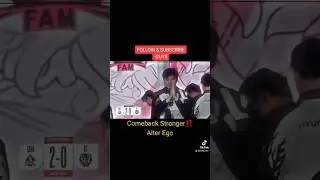 Comeback Stronger Alter Ego | MPL Season 12 Alter Ego vs Geek slate #shortvideo