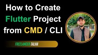 How to Create Flutter Project from CMD || Flutter project kaisay command line se create kre.