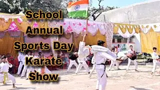 Martial Art Action Performance,School Annual sports De Karate show #karate #stageshow #martialarts
