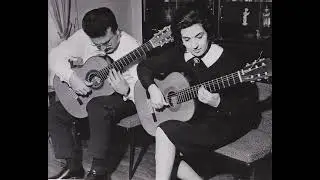 35) Johann-Sebastian Bach : Gigue BWV 807 par le duo Presti-Lagoya