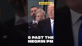 TRUMP Shoves World LEADER Out of the Way #gus #shorts #trending #viral #memes #ytshorts #trump