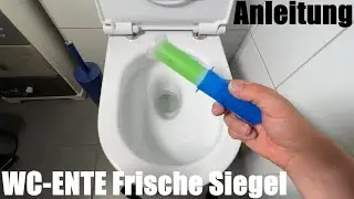 Frisches Kloset mit WC-ENTE direkt an der Keramik- Frische Siegel fresh Discs Montageanleitung