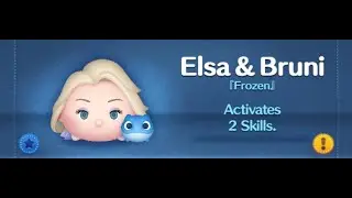 13M BASE SCORE !!! Disney Tsum Tsum Elsa & Bruni (Elsa & Salamander) SL6 Gameplay