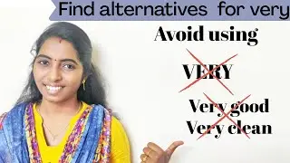 Avoid Using 'VERY' | Find Alternatives for Very | Daily usage words | Just Nidhi With English
