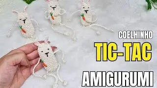 Coelhinho amigurumi tic- tac Antistress em Alta!Todo Mundo Quer 🐰✨PASSO A PASSO!🔥