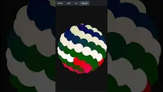 Dynamic Color Sphere Design 🔥🔥 HTML5 and CSS3 #vivzon #webdesign #shorts #ytshort #viralvideo