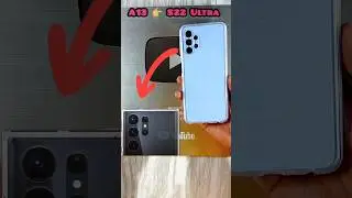 अपने A13 ka Look Samsung S22 Ultra बनाओ इस कवर से 🥳 Look like Ultra 🥳 Back cover  #shorts #gadgets