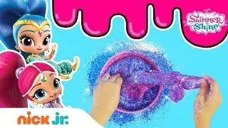 Making Glitter Slime Potion w/ Shimmer & Shine | Stay Home #WithMe  | Slime Arts + Crafts | Nick Jr.
