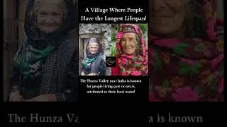 🏔️ The Hunza Valley: The Land of Longevity Where People Live Past 110! 💧✨